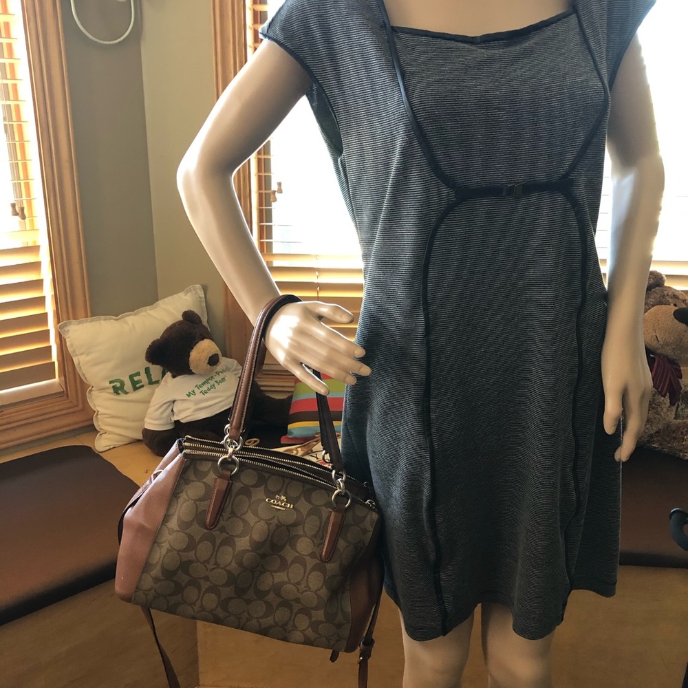 Coach leather monogrammed Purse
